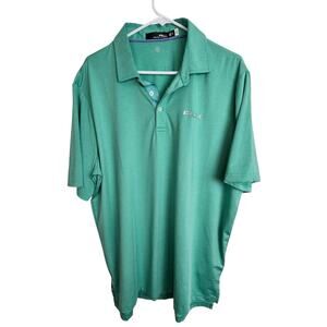 RLX Ralph Lauren Polo Shirt Short Sleeve Polo Shirt Golf Polo Shirt XL Green Men